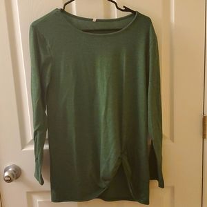 Green tunic shirt (brand unknown)